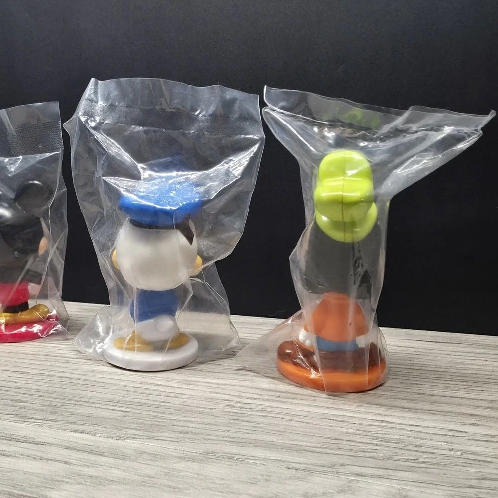 Disney's Mickey, Minnie, Donald, Goofy Bobbleheads By Kellogg's - Cake Toppers